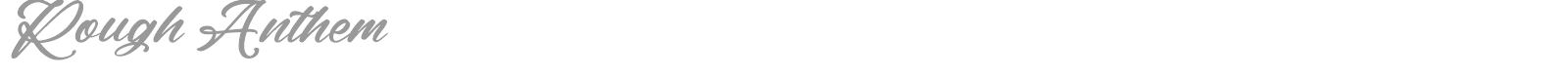 Rough Anthem font preview